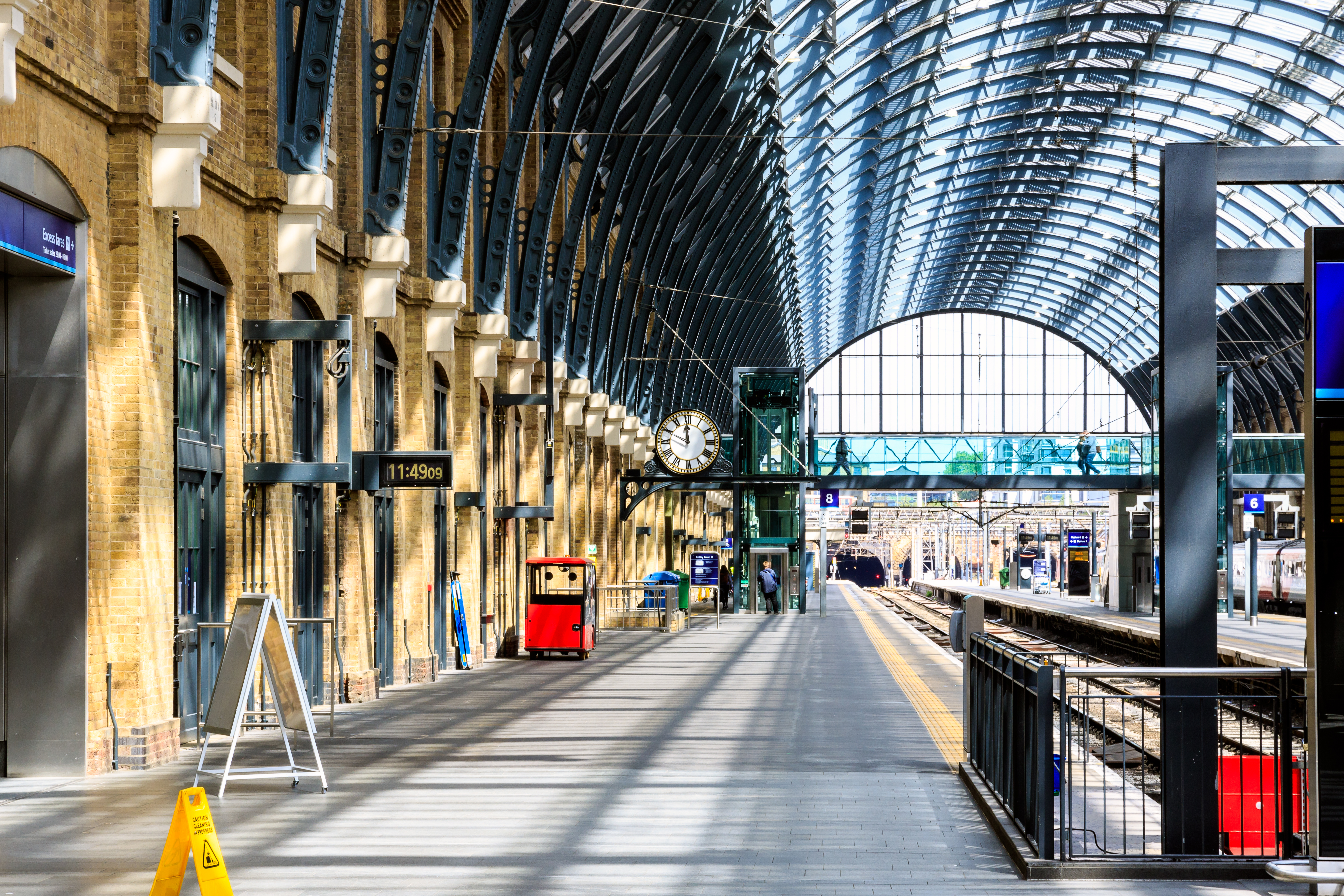 Interior of Kings Cross Station