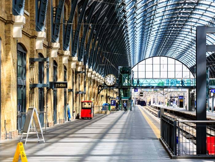 Interior of Kings Cross Station