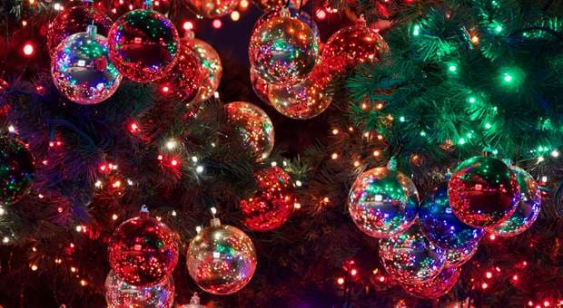 Baubles Baubles on a Christmas tree in London