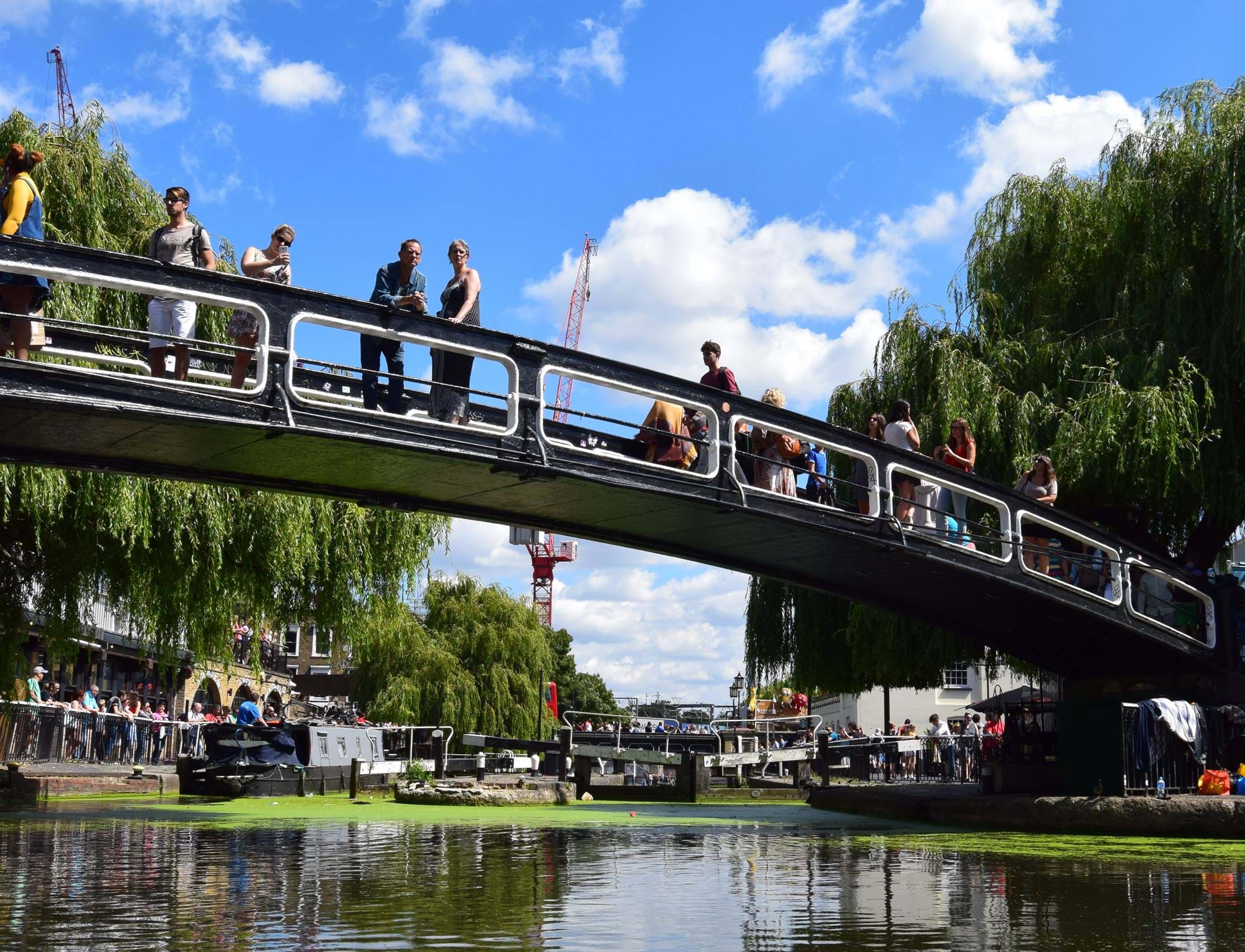 Canel bridge in the sun