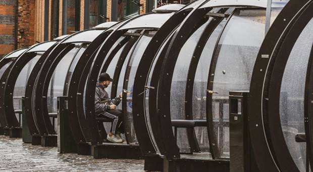 Outdoor dining pods